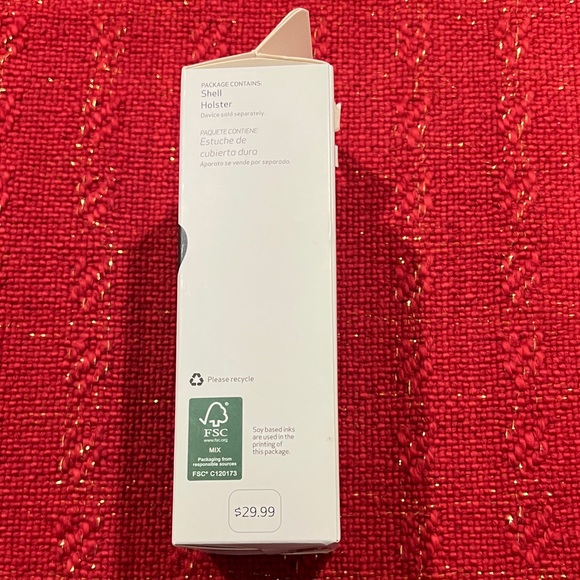 Black Shell and Holster Combo with Kickstand for iPhone - Picture 3 of 6